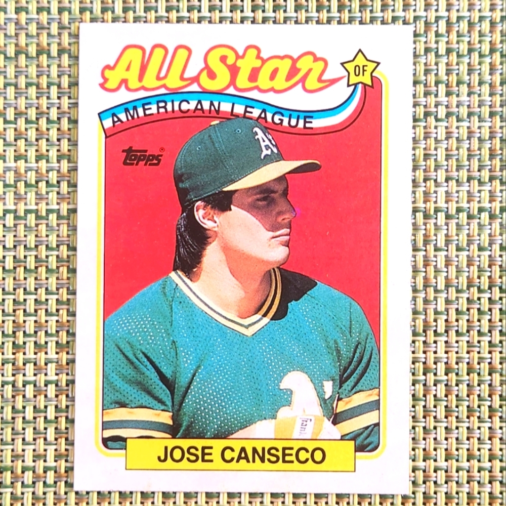 Jose Canseco Topps All Star Baseball Card